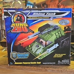 Rhino Tank Kids Toy - Green